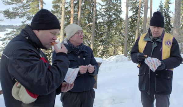 DUV i Västnylands utedagar 13-14.2.2021 (foto: Henry Andersson)