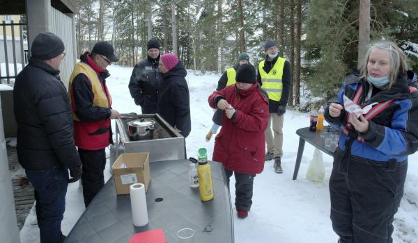 DUV i Västnylands utedagar 13-14.2.2021 (foto: Henry Andersson)