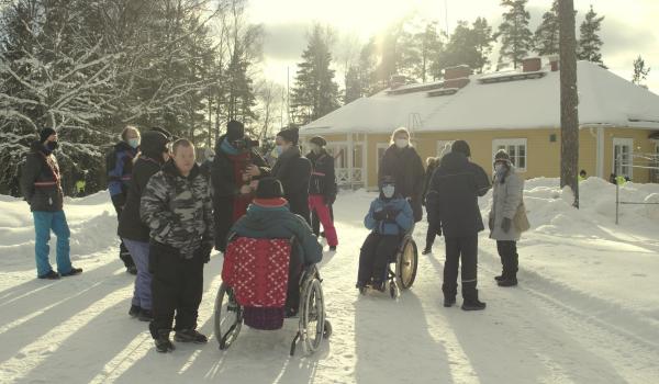 DUV i Västnylands utedagar 13-14.2.2021 (foto: Henry Andersson)