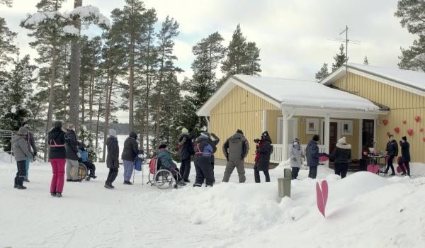 DUV i Västnylands utedagar 13-14.2.2021 (foto: Henry Andersson)