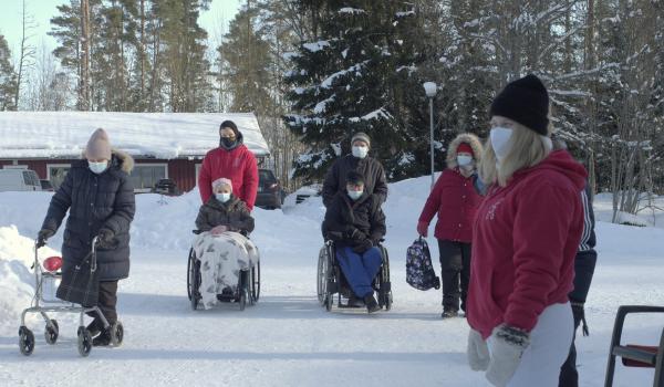 DUV i Västnylands utedagar 13-14.2.2021 (foto: Henry Andersson)